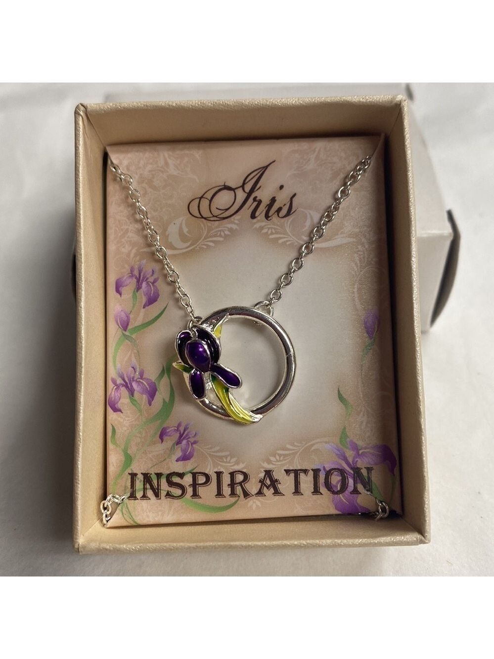 Floral Inspirations Necklace Iris